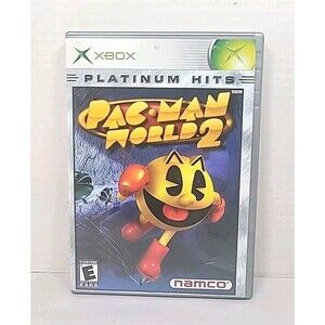 Pac-Man World 2 Platinum Hits - Xbox CIB Complete W/ Manual 2002